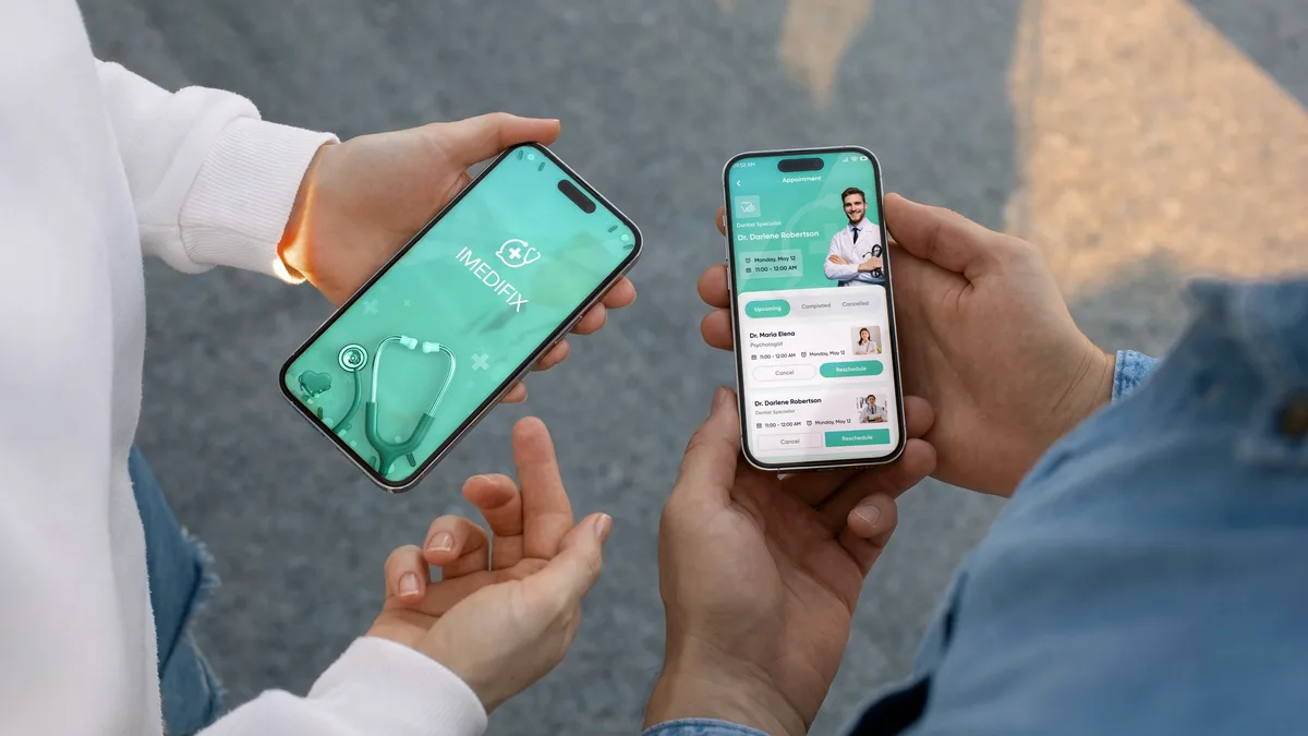 Mobile app design for iMedifix