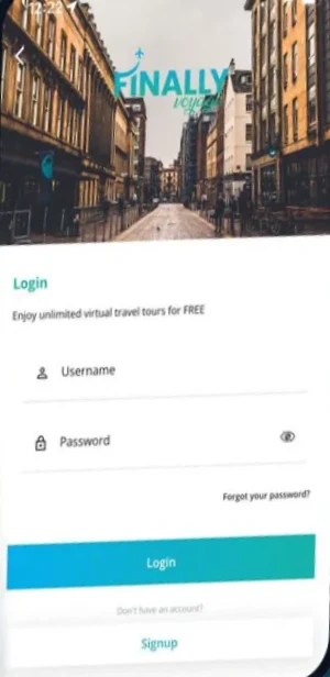 Finally Voyage app, screen 3